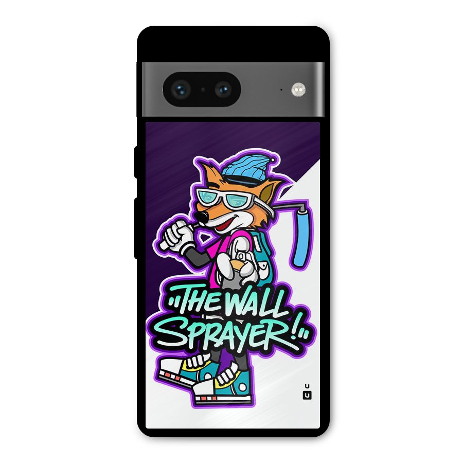 The Wall Sprayer Metal Back Case for Google Pixel 7