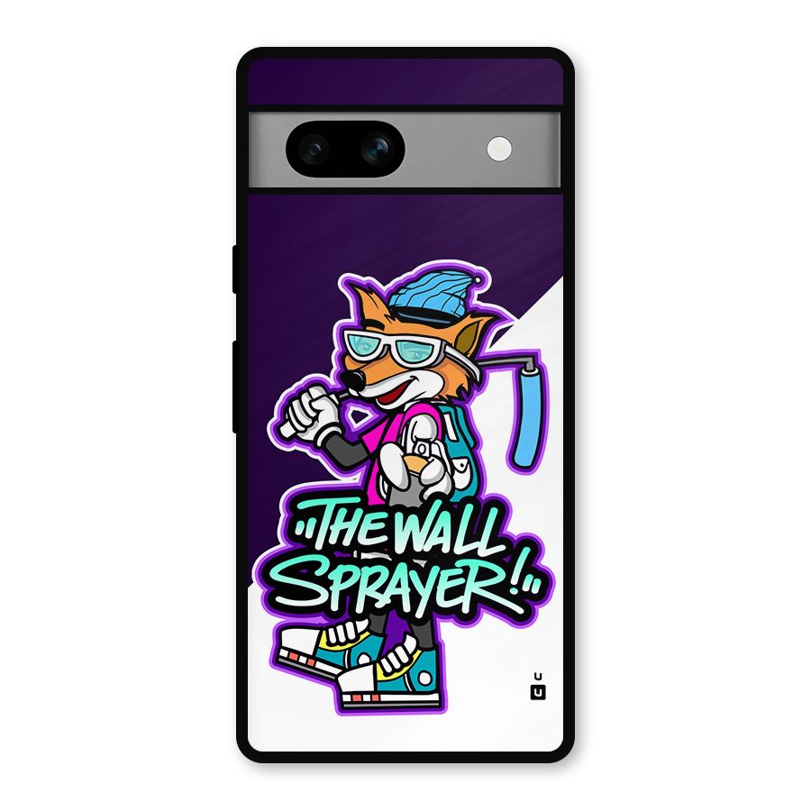 The Wall Sprayer Metal Back Case for Google Pixel 7a