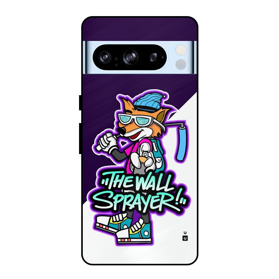 The Wall Sprayer Metal Back Case for Google Pixel 8 Pro