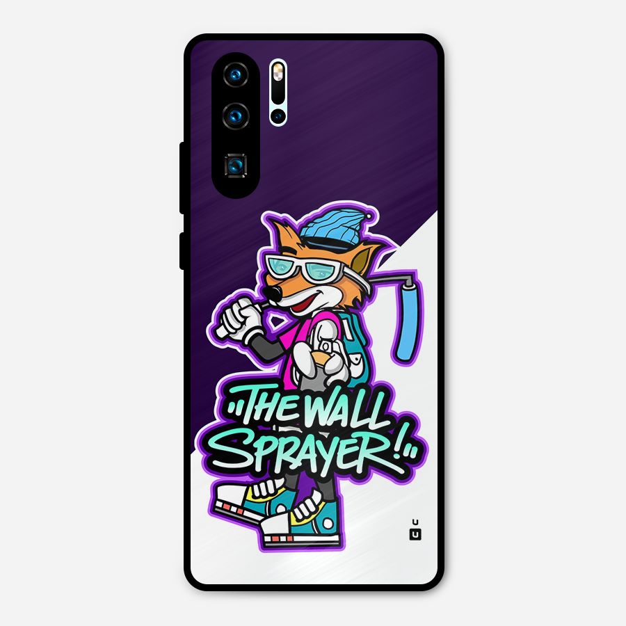 The Wall Sprayer Metal Back Case for Huawei P30 Pro