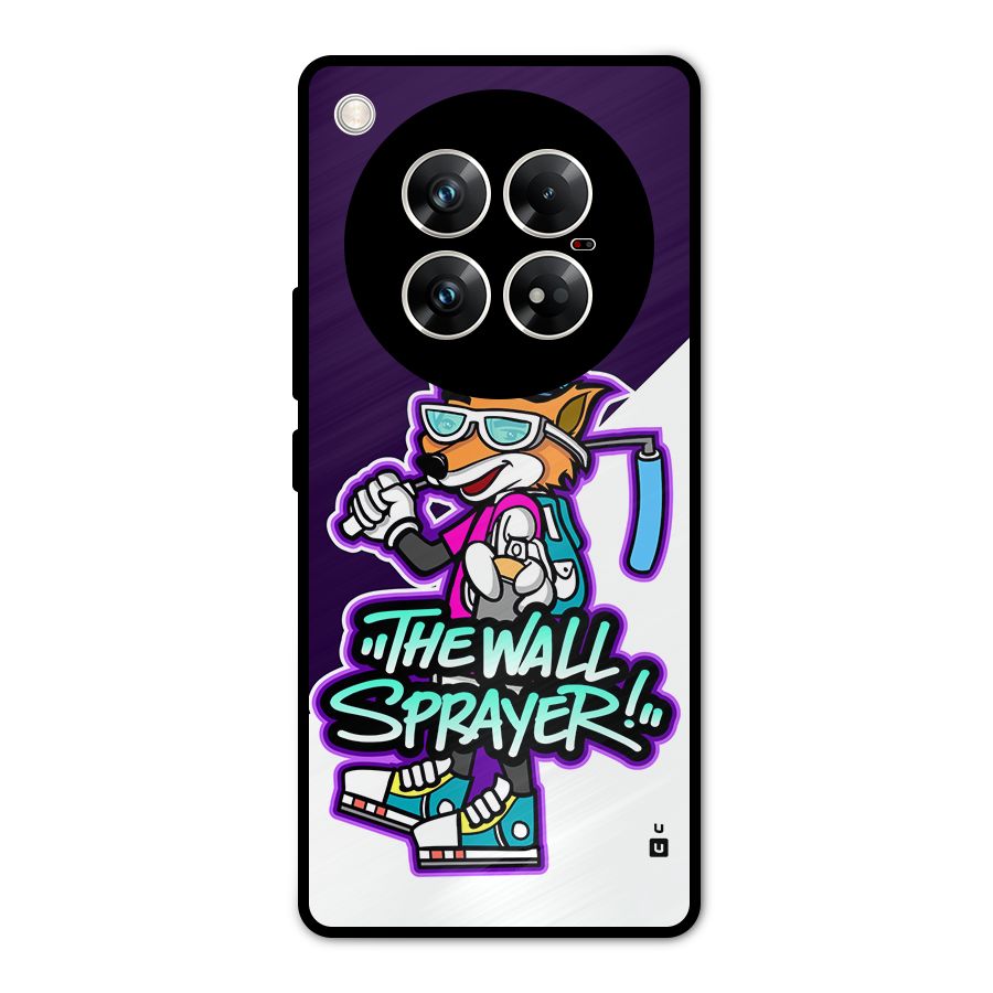 The Wall Sprayer Metal Back Case for Infinix Zero 40 5G