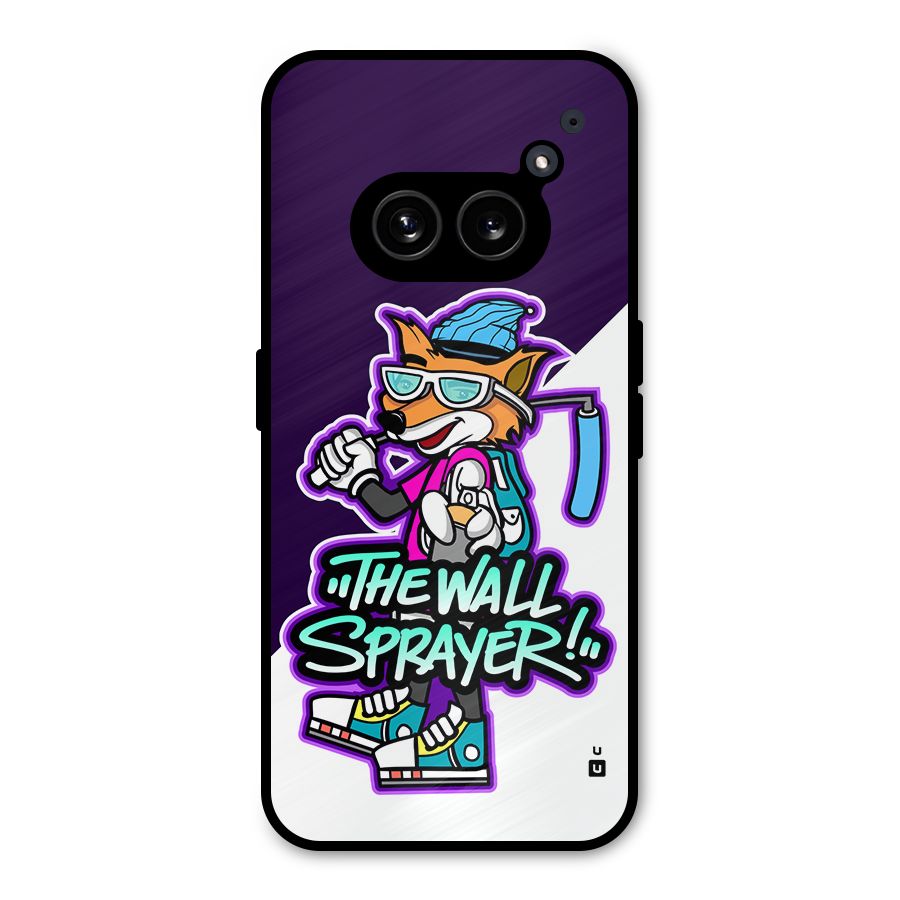 The Wall Sprayer Metal Back Case for Nothing Phone 2a Plus