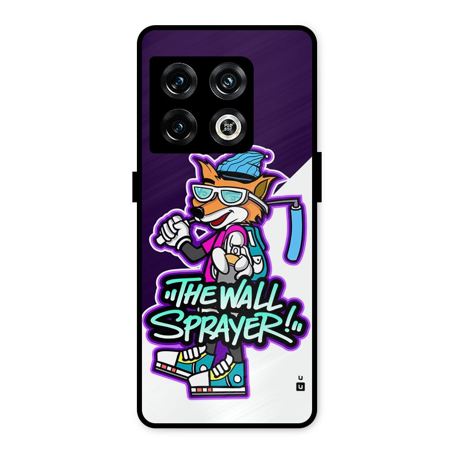 The Wall Sprayer Metal Back Case for OnePlus 10 Pro 5G