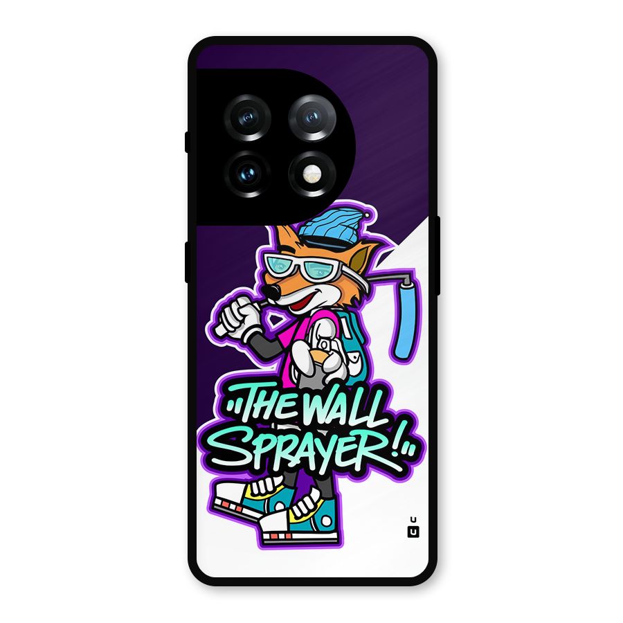 The Wall Sprayer Metal Back Case for OnePlus 11