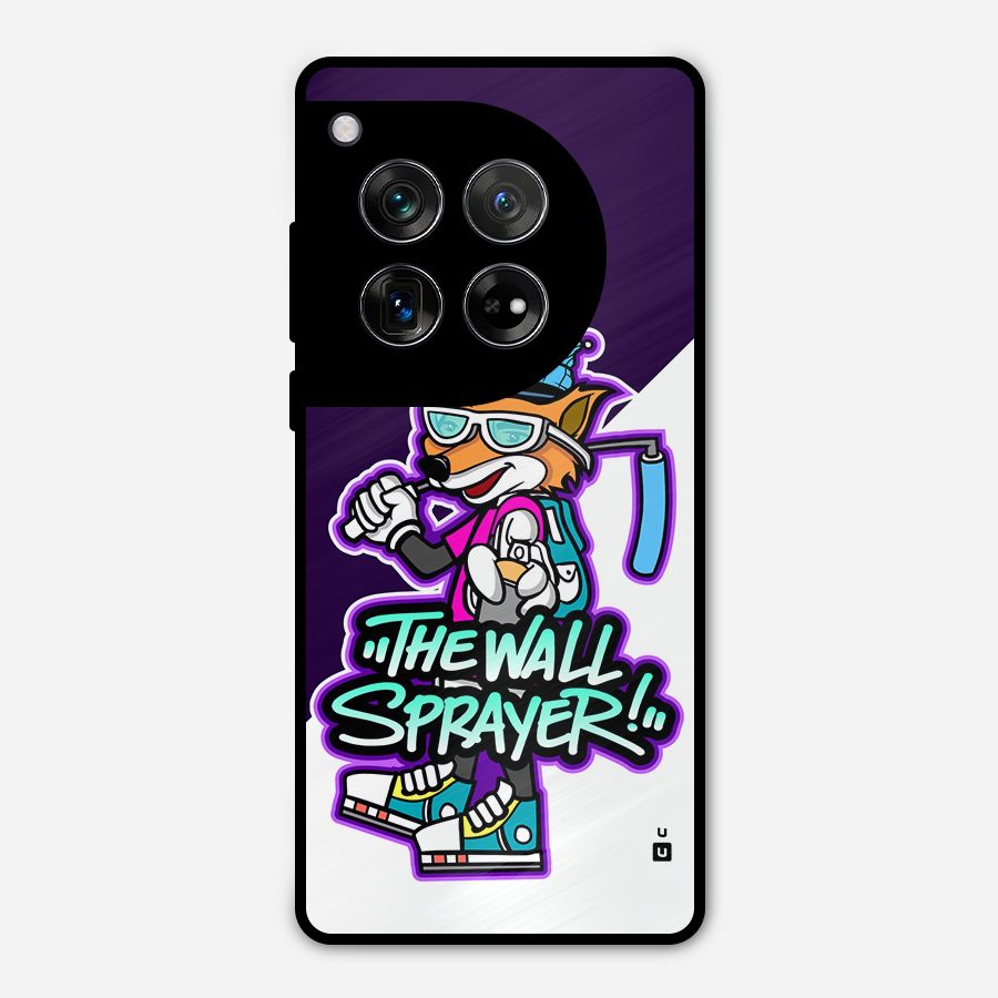 The Wall Sprayer Metal Back Case for OnePlus 12