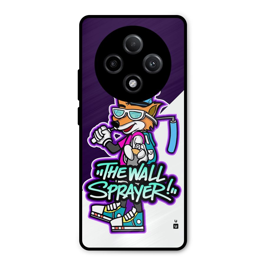 The Wall Sprayer Metal Back Case for Oppo F27 Pro Plus