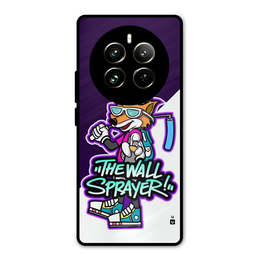 The Wall Sprayer Metal Back Case for Realme 12 Pro