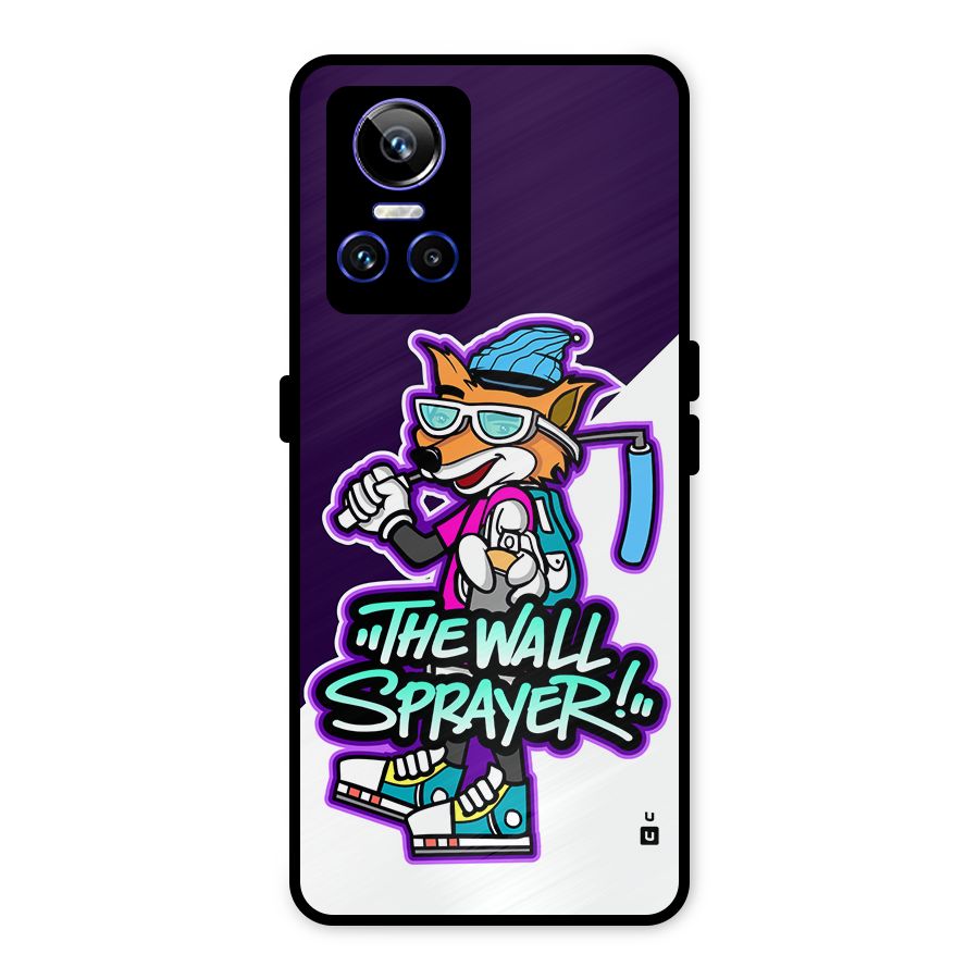 The Wall Sprayer Metal Back Case for Realme GT Neo 3