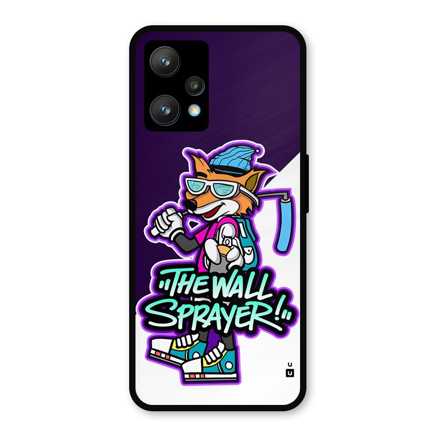 The Wall Sprayer Metal Back Case for Realme Narzo 50 Pro