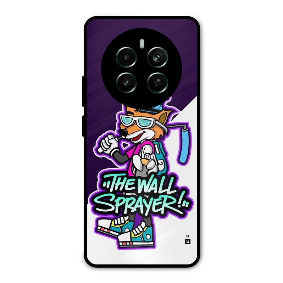 The Wall Sprayer Metal Back Case for Realme Narzo 70 Pro
