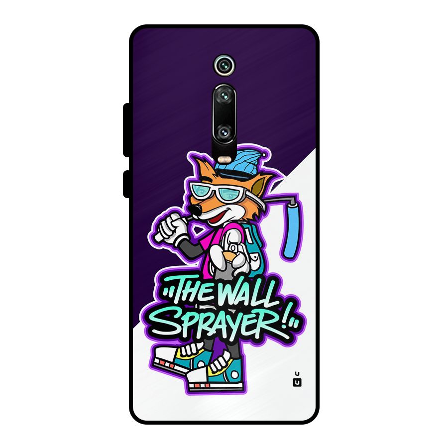The Wall Sprayer Metal Back Case for Redmi K20