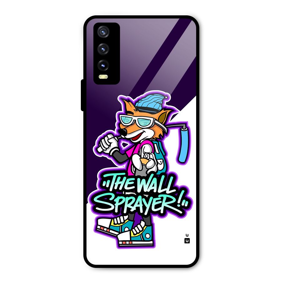 The Wall Sprayer Metal Back Case for Vivo Y20