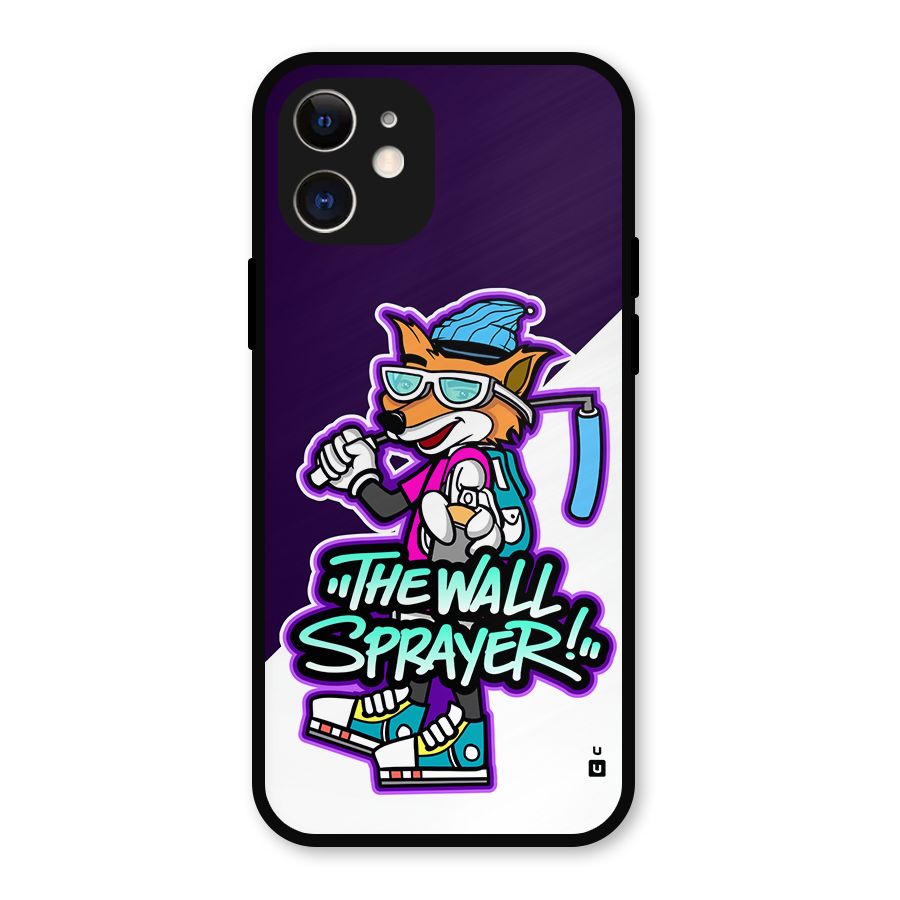 The Wall Sprayer Metal Back Case for iPhone 12