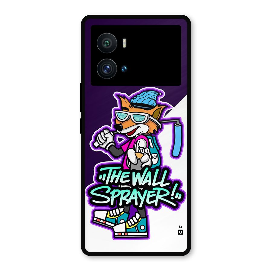 The Wall Sprayer Metal Back Case for iQOO 9 Pro
