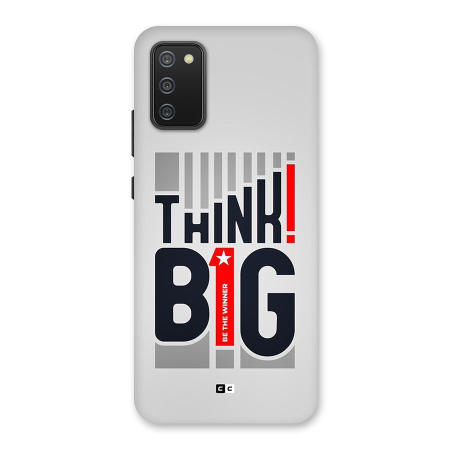 Think Big Back Case for Galaxy F02s