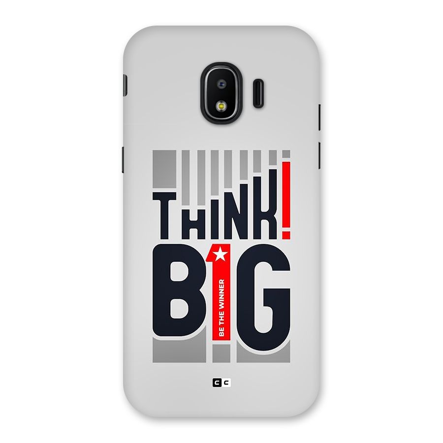 Think Big Back Case for Galaxy J2 Pro 2018