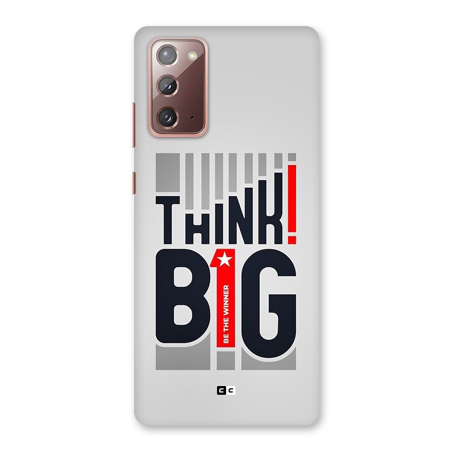 Think Big Back Case for Galaxy Note 20