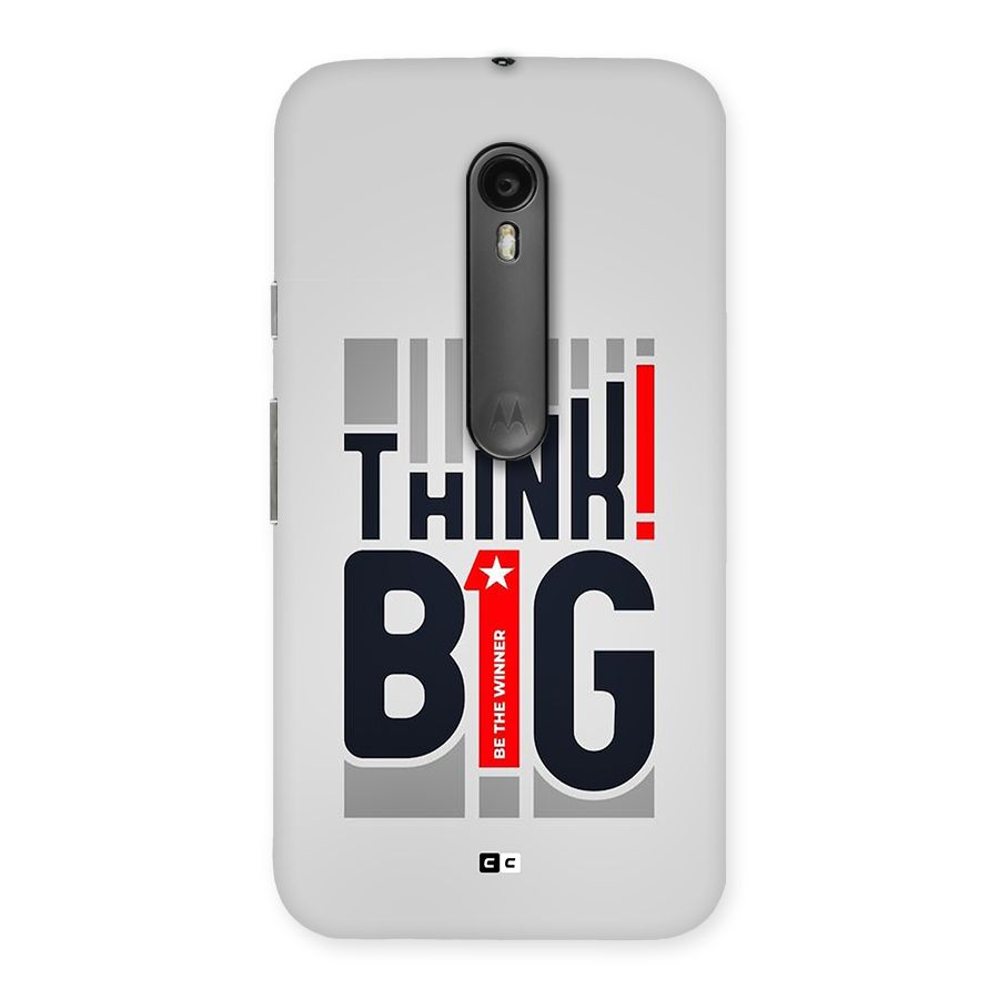 Think Big Back Case for Moto G Turbo