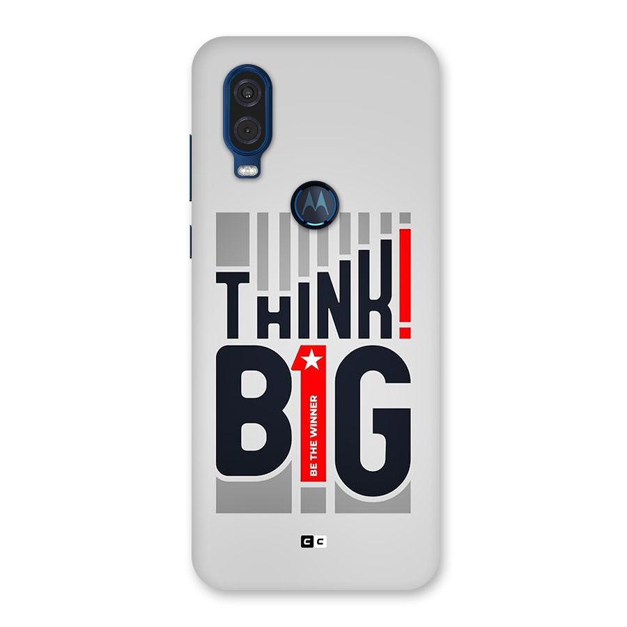 Think Big Back Case for Motorola One Vision