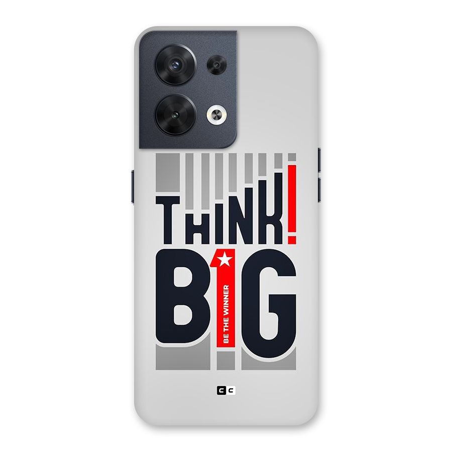 Think Big Back Case for Oppo Reno8 5G