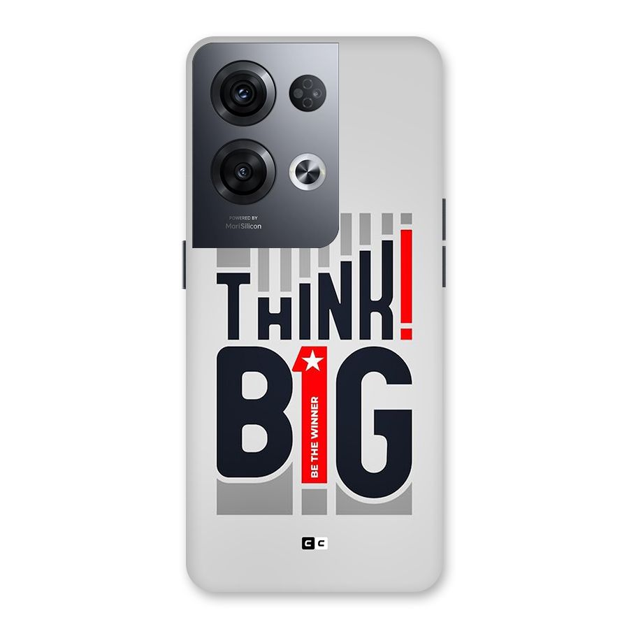 Think Big Back Case for Oppo Reno8 Pro 5G
