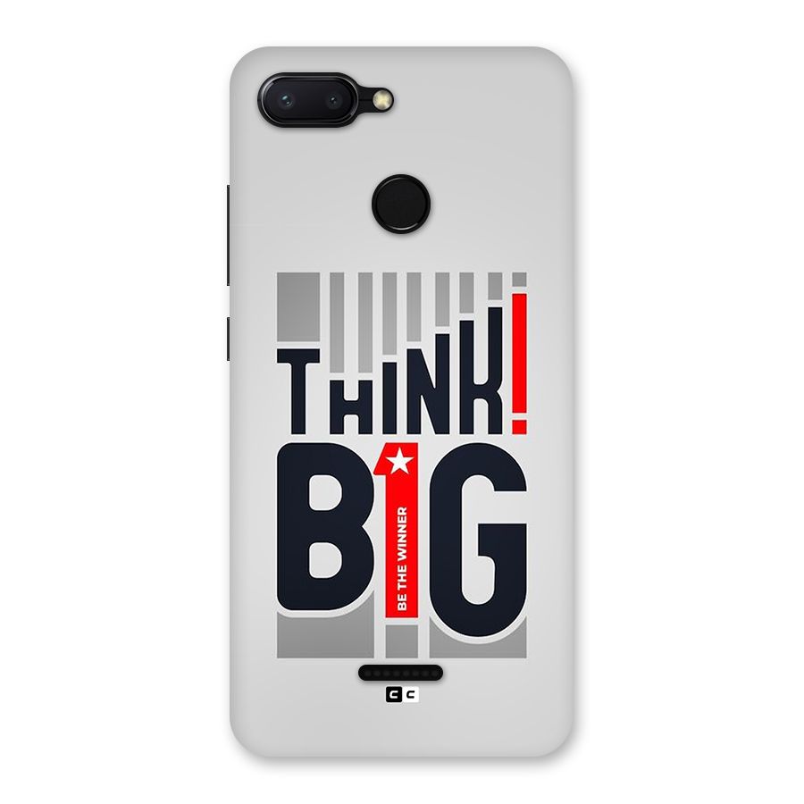 Think Big Back Case for Redmi 6