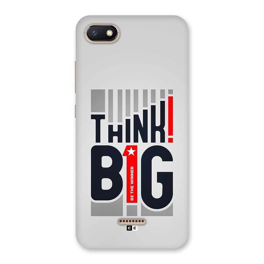 Think Big Back Case for Redmi 6A
