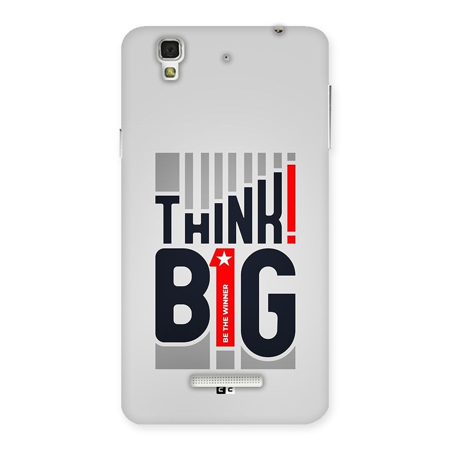 Think Big Back Case for YU Yureka Plus