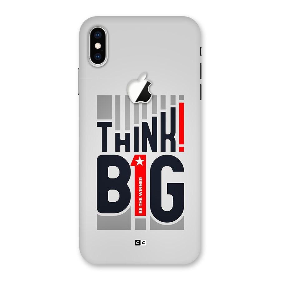 Think Big Back Case for iPhone XS Max Apple Cut