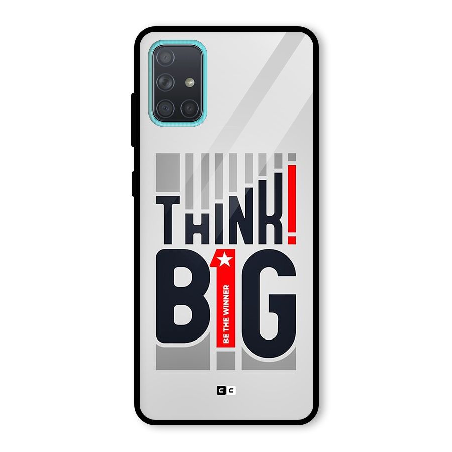 Think Big Glass Back Case for Galaxy A71