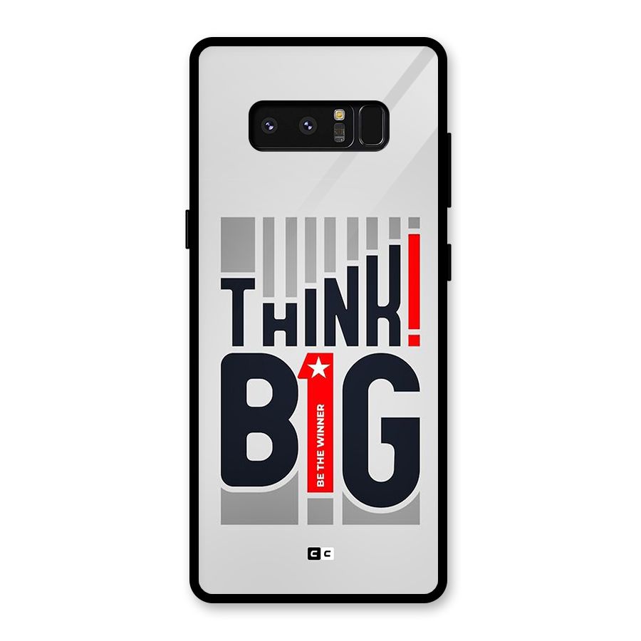 Think Big Glass Back Case for Galaxy Note 8
