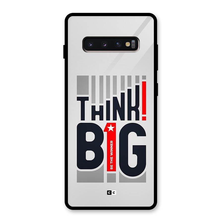 Think Big Glass Back Case for Galaxy S10 Plus