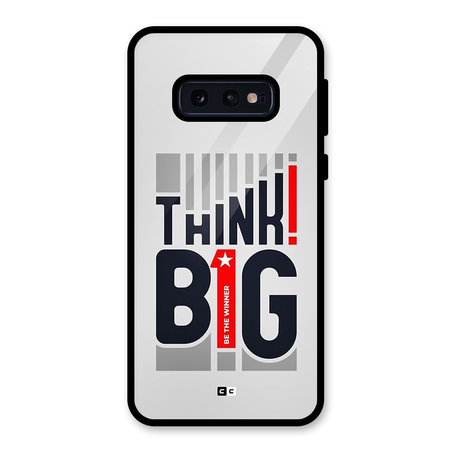 Think Big Glass Back Case for Galaxy S10e