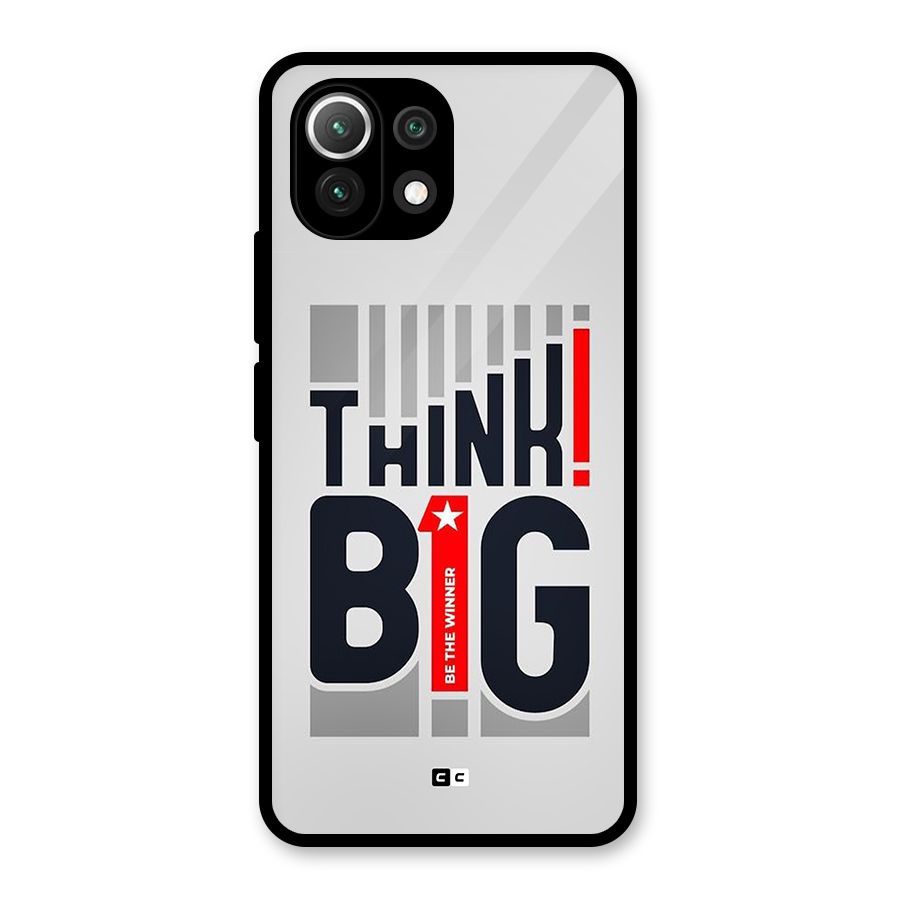 Think Big Glass Back Case for Mi 11 Lite