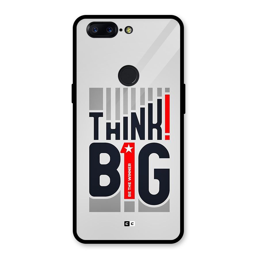 Think Big Glass Back Case for OnePlus 5T