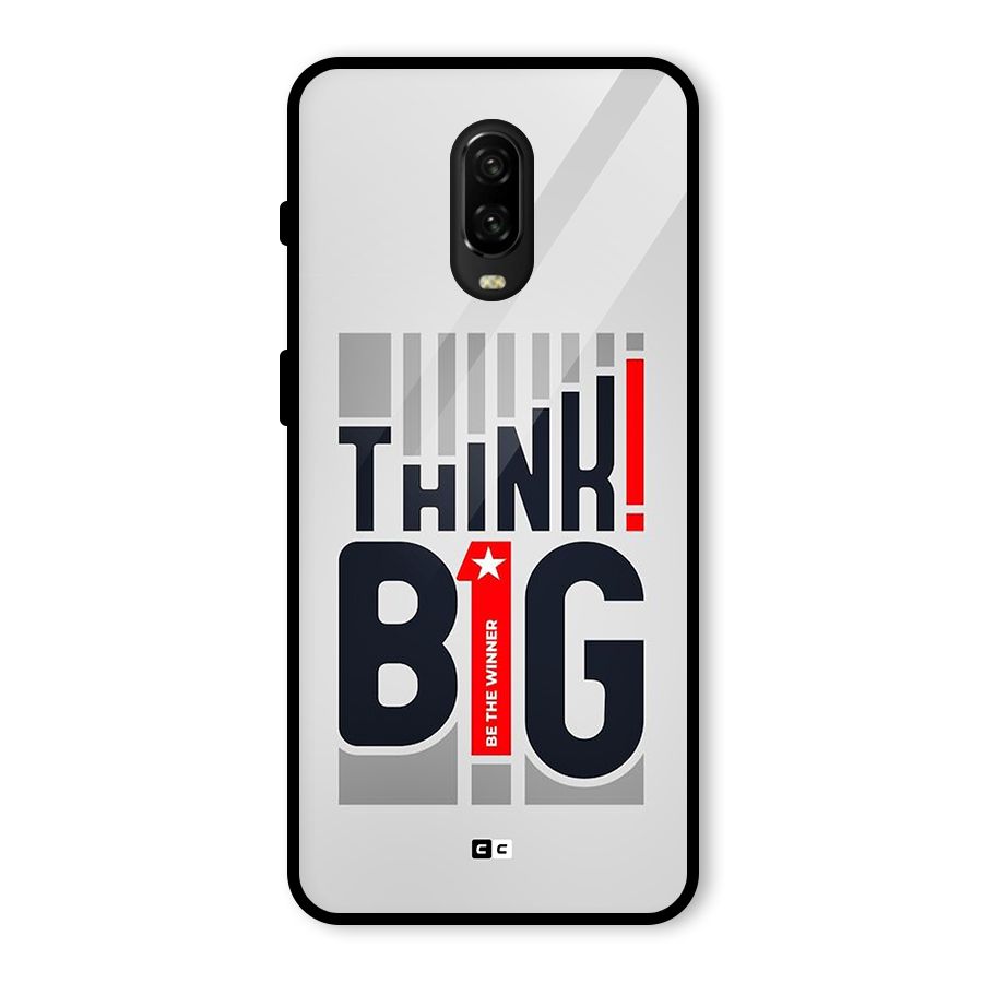 Think Big Glass Back Case for OnePlus 6T
