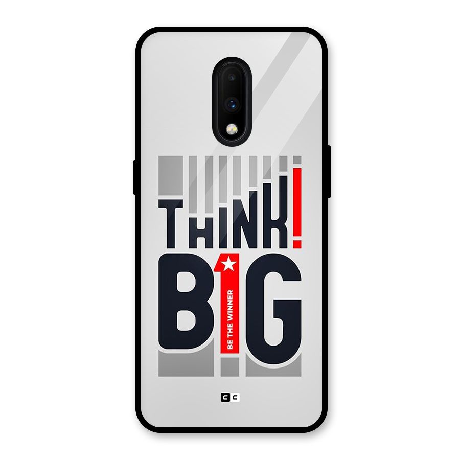 Think Big Glass Back Case for OnePlus 7