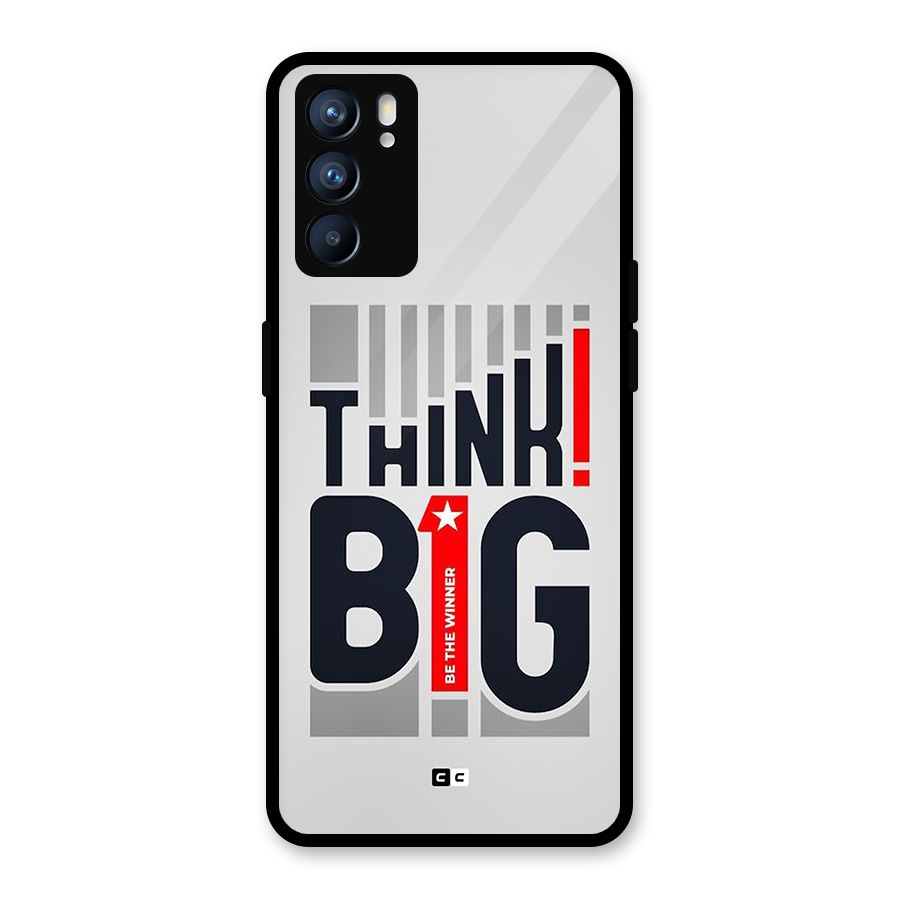 Think Big Glass Back Case for Oppo Reno6 5G