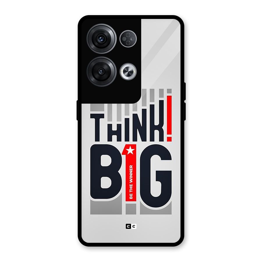 Think Big Glass Back Case for Oppo Reno8 Pro 5G