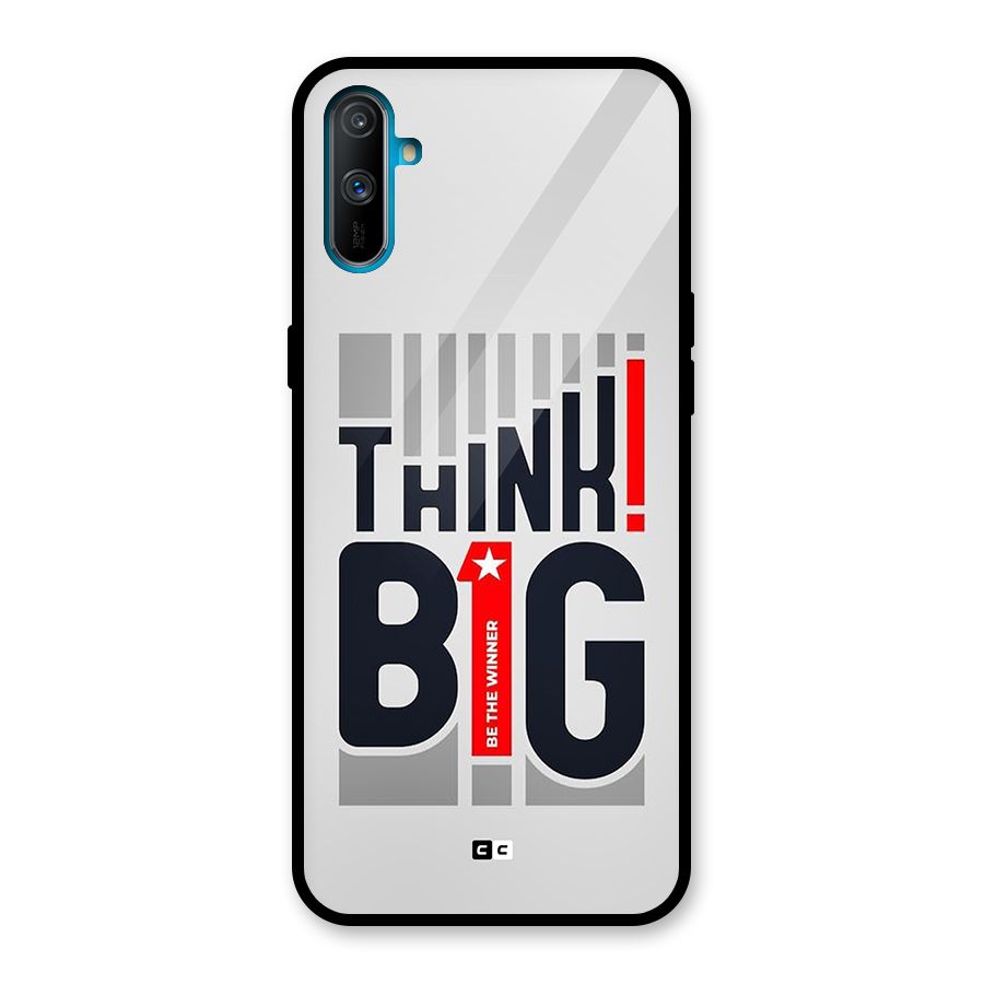 Think Big Glass Back Case for Realme C3