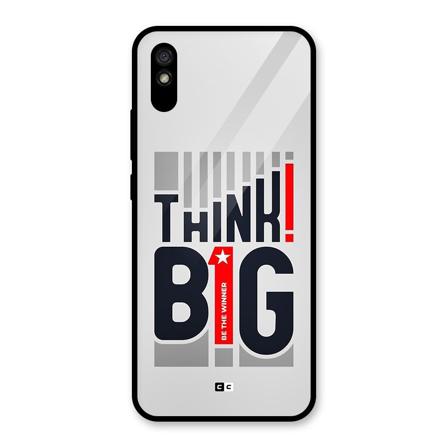 Think Big Glass Back Case for Redmi 9A