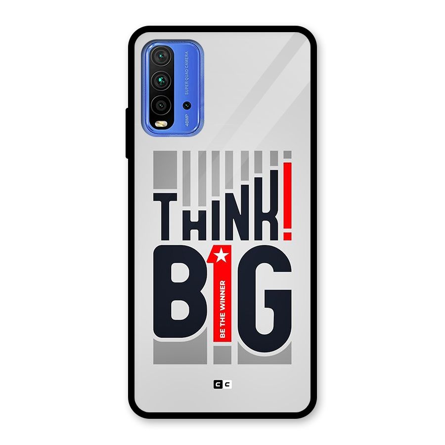 Think Big Glass Back Case for Redmi 9 Power