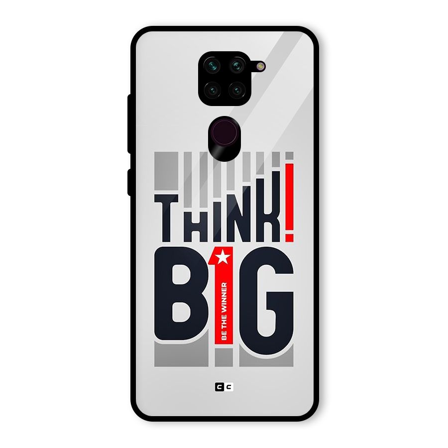 Think Big Glass Back Case for Redmi Note 9