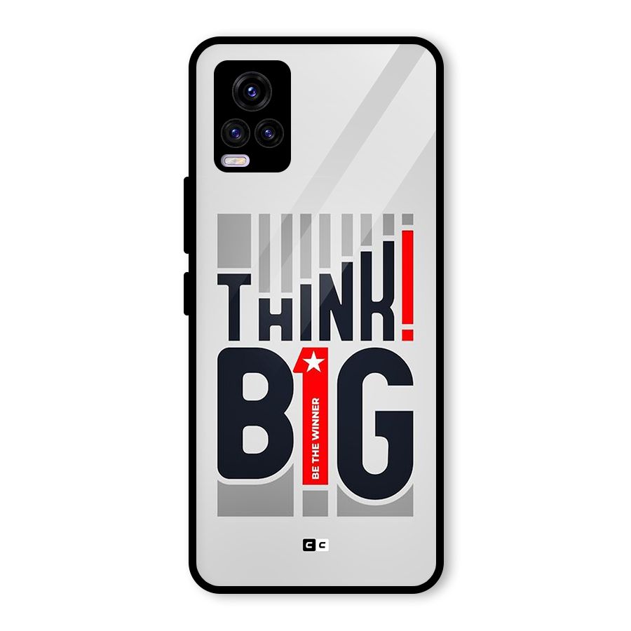 Think Big Glass Back Case for Vivo V20 2021