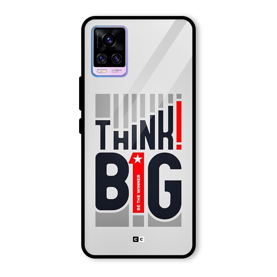 Think Big Glass Back Case for Vivo V20 Pro