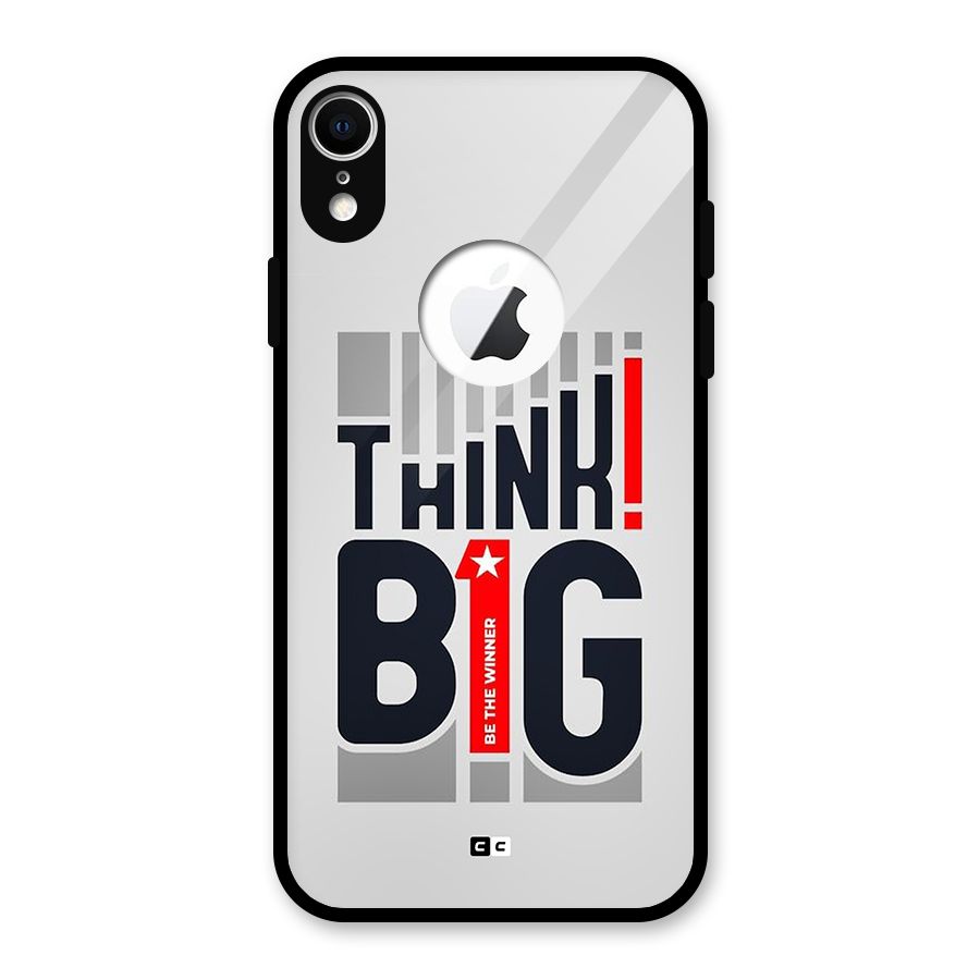 Think Big Glass Back Case for iPhone XR Logo Cut