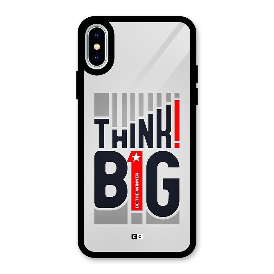 Think Big Glass Back Case for iPhone XS