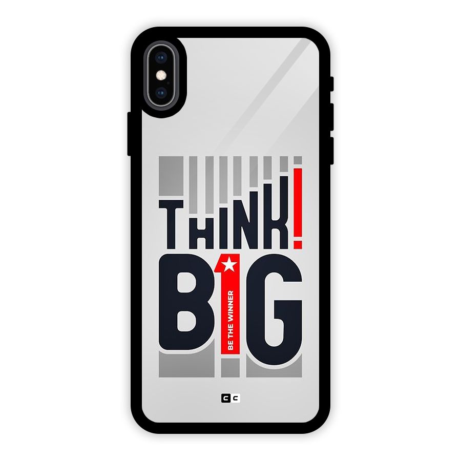 Think Big Glass Back Case for iPhone XS Max