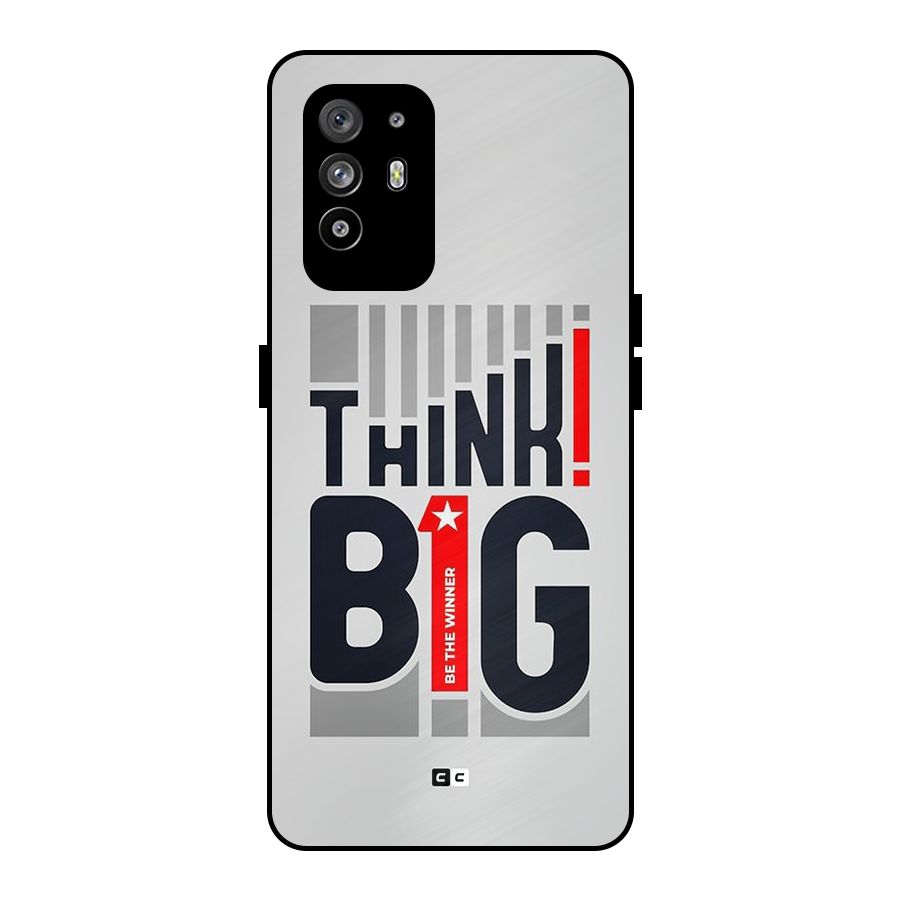 Think Big Metal Back Case for Oppo F19 Pro Plus 5G
