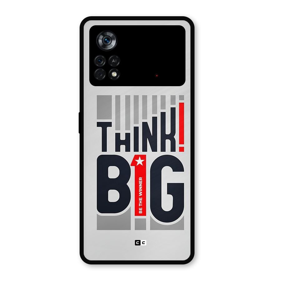 Think Big Metal Back Case for Poco X4 Pro 5G
